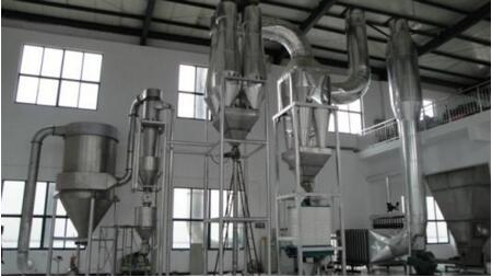 不锈钢旋转闪蒸干燥机对PCC材料的干燥处理